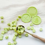 Pista Green Sealing Wax Beads 30g