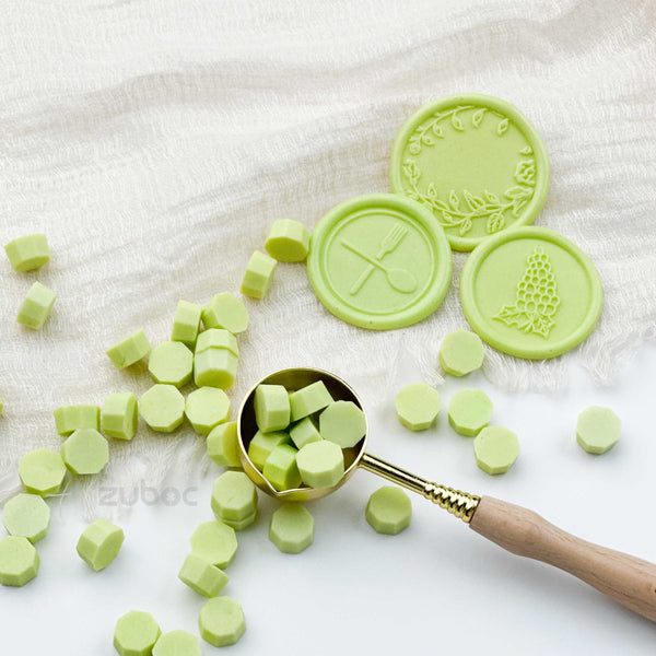 Pista Green Sealing Wax Beads 30g