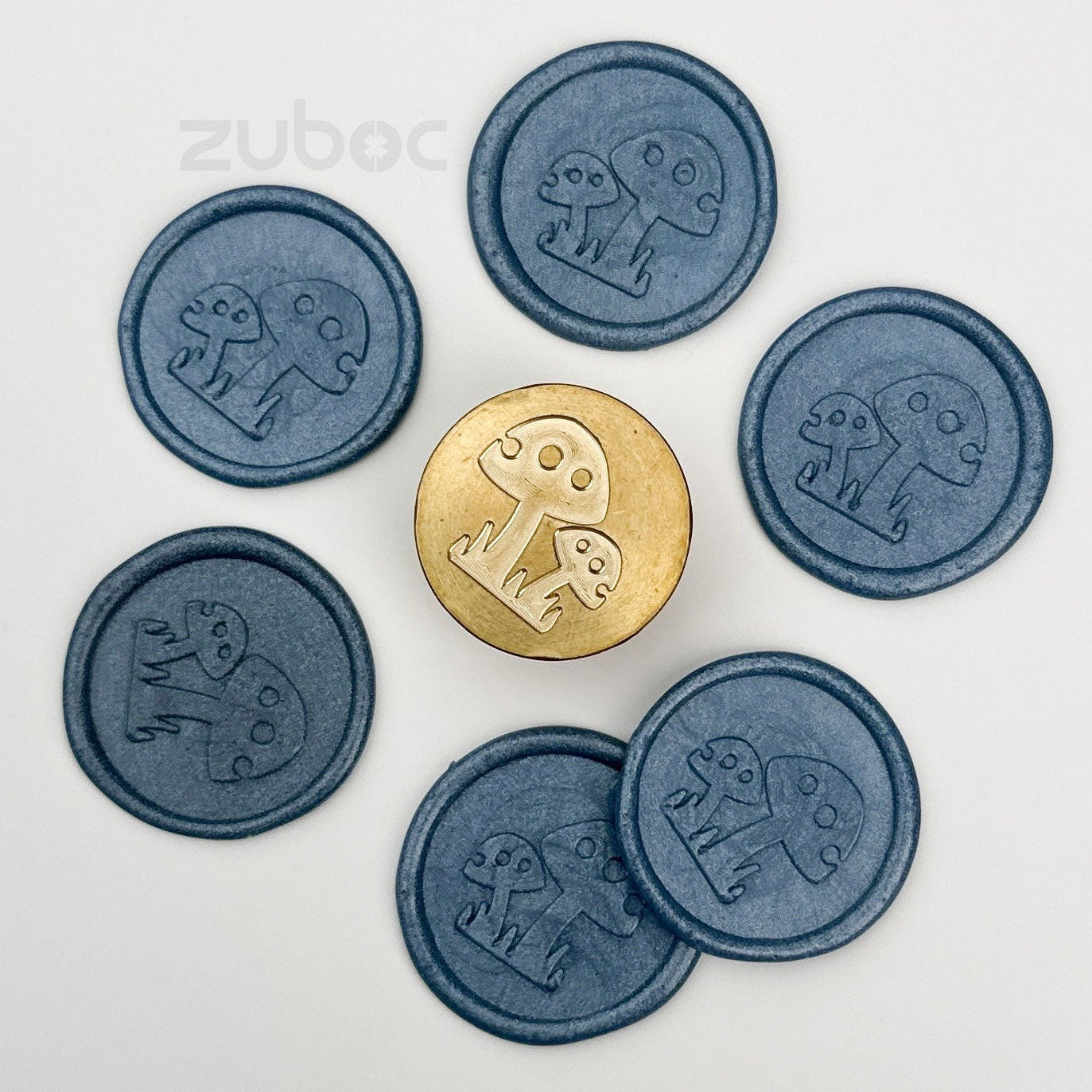 Brown wax stamp for DIY projects