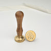 Magic Mushroom Wax Stamp with Wooden Handle