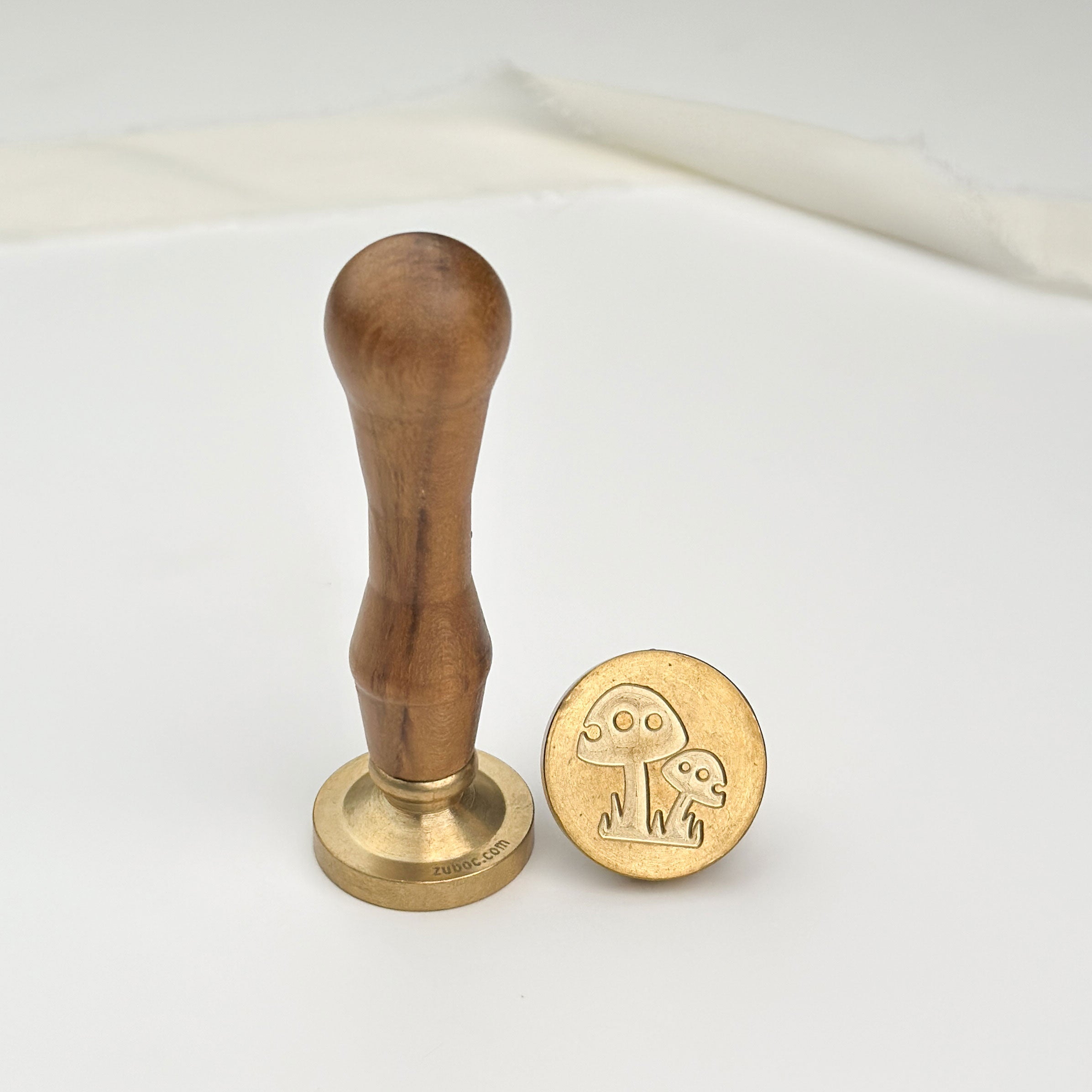 Magic Mushroom Wax Stamp with Wooden Handle