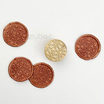 Mandala Wax Stamp with Wooden Handle