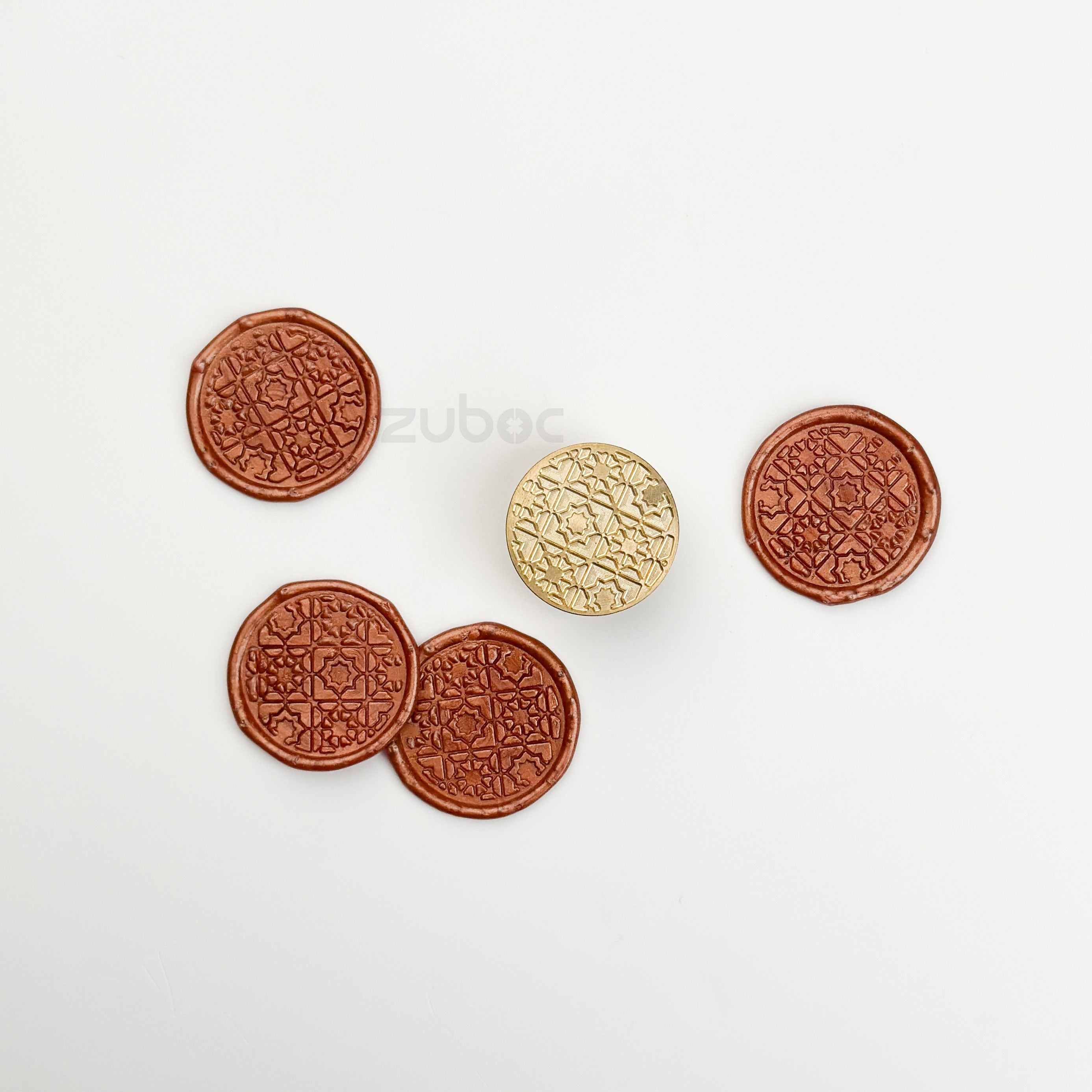 Mandala Wax Stamp Head Only