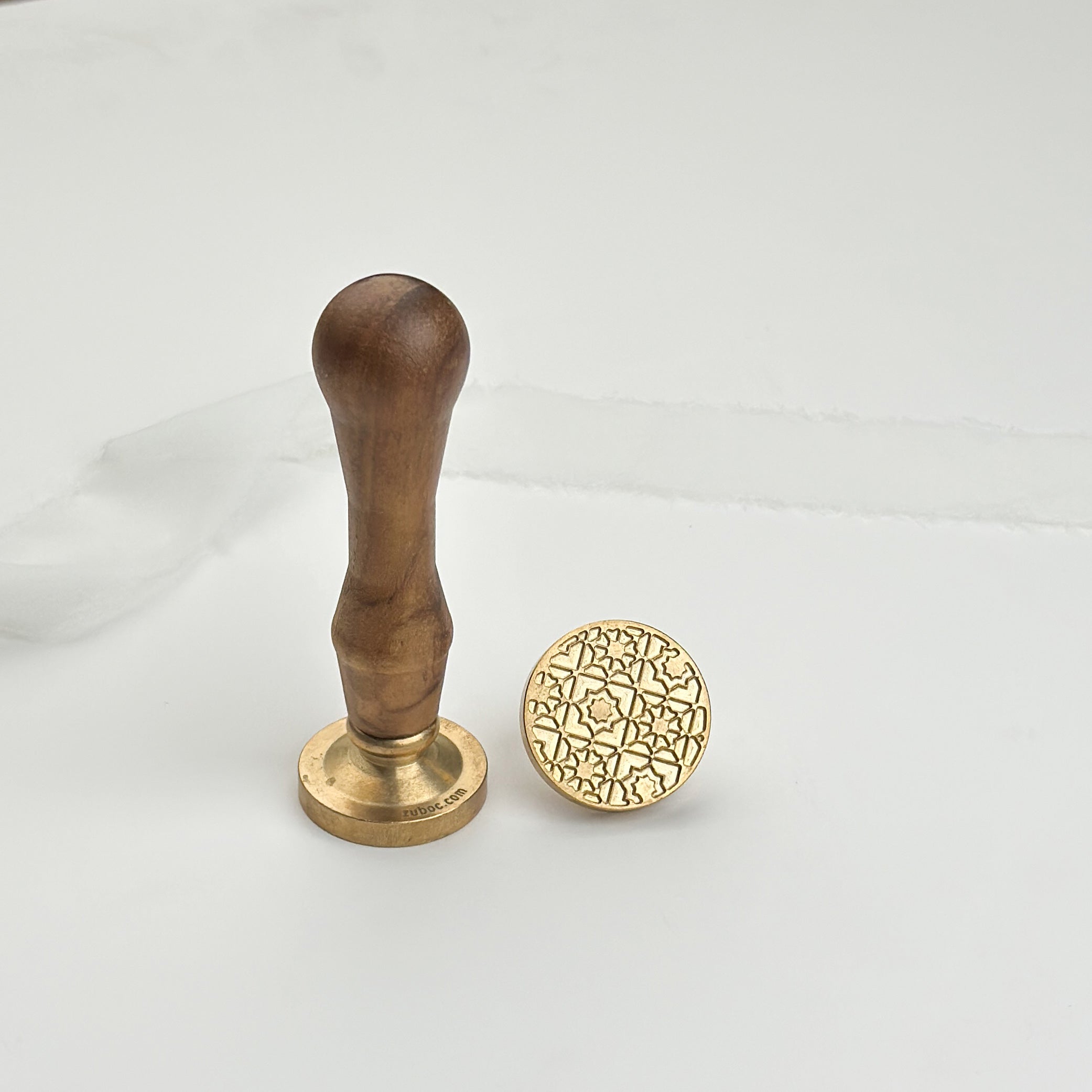 Mandala Wax Stamp with Wooden Handle