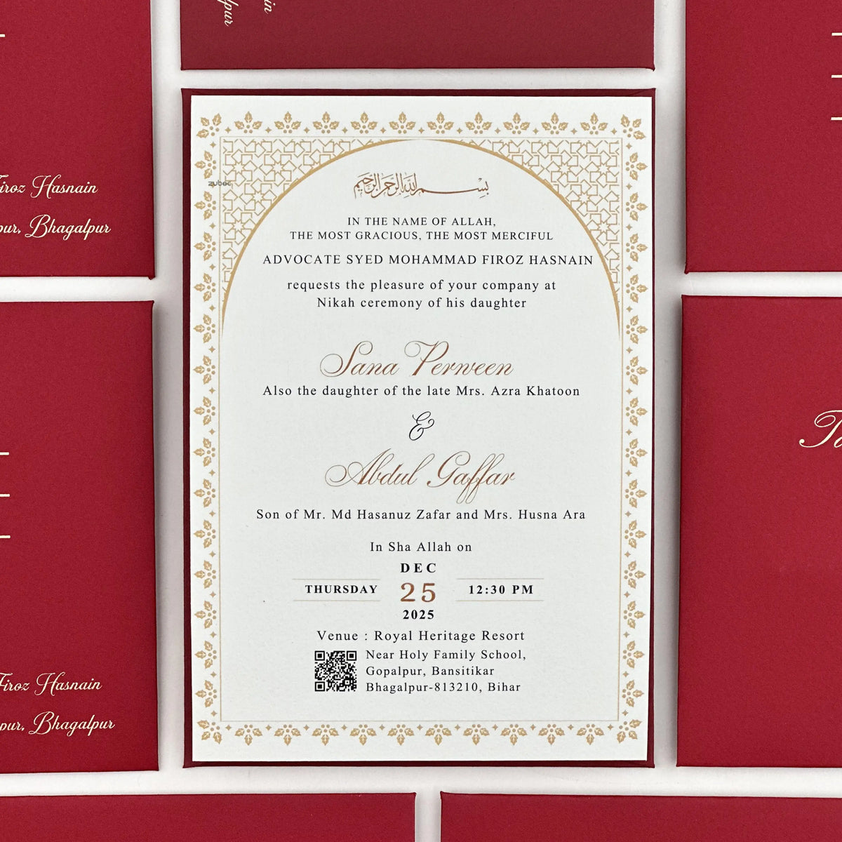Love Arc Wedding Invitations