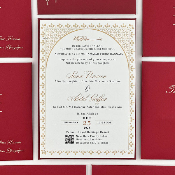 Love Arc Wedding Invitations