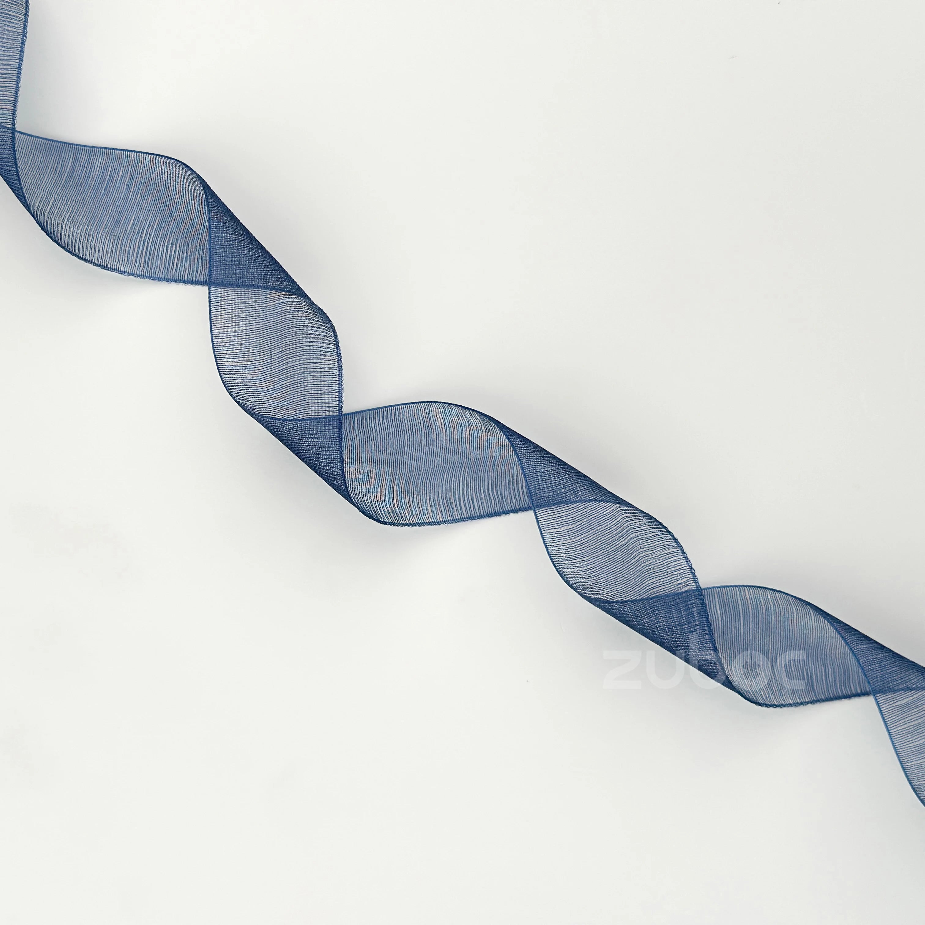 Organza Ribbon Midnight Blue (18mtr)
