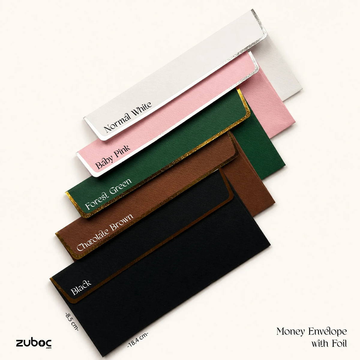 Money Envelope / Shagun Envelope With Foil (Set of 5)