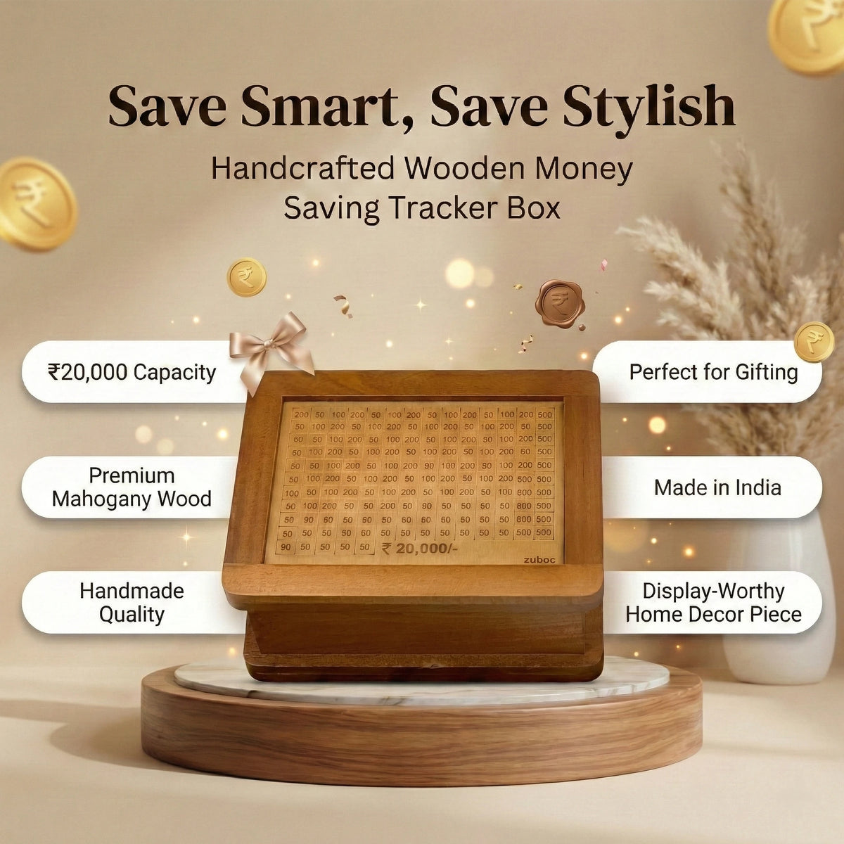 Piggy Bank Money Box - 1 pc