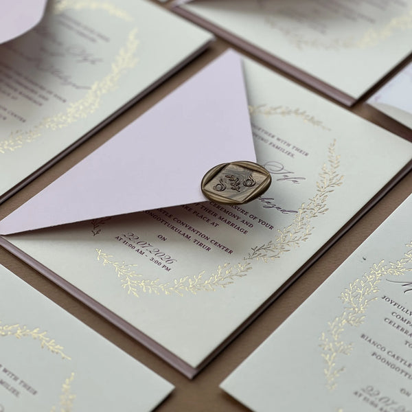 Monogram Embossed Luxury Set