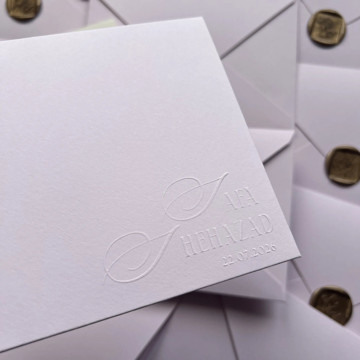Monogram Embossed Luxury Set