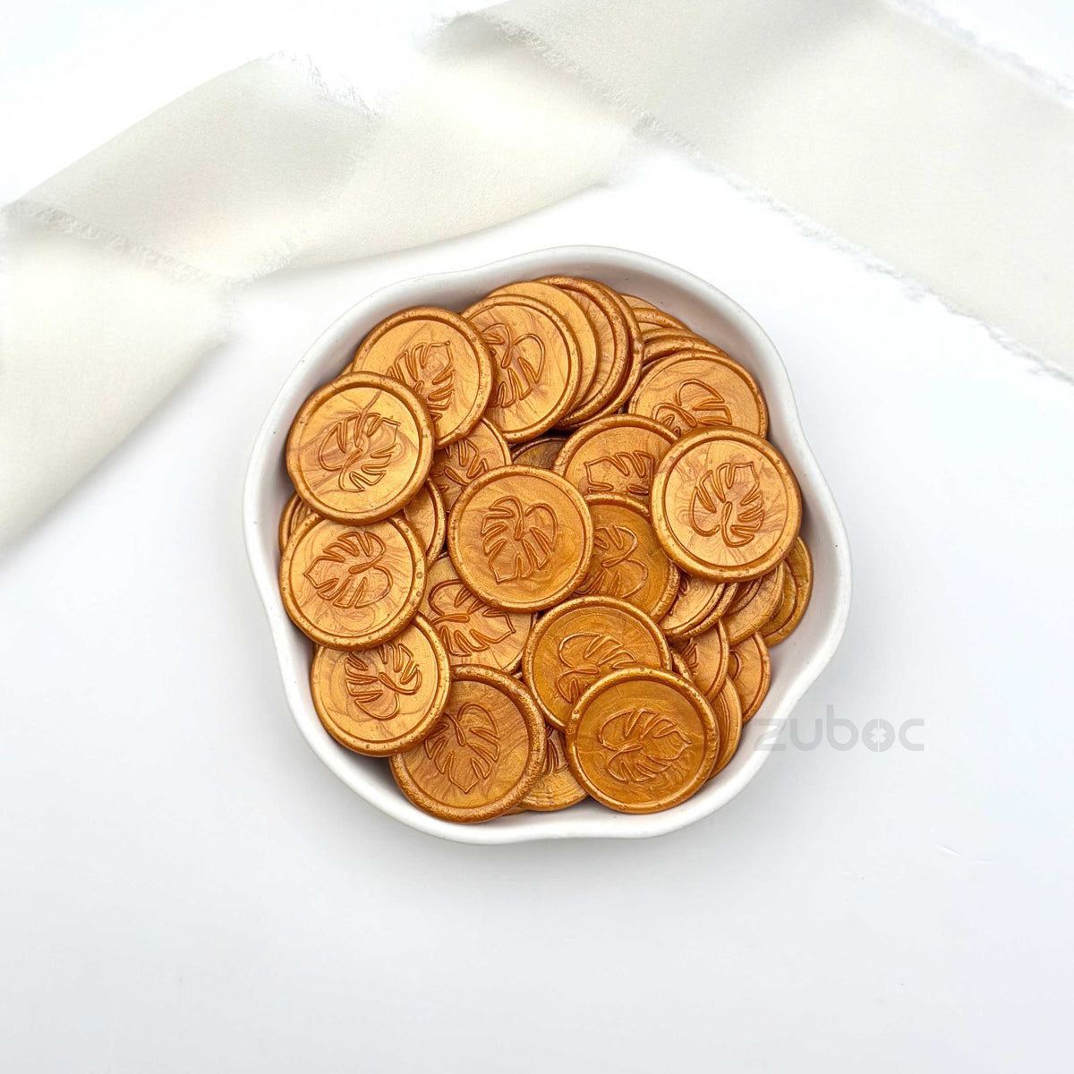 Monstera Wax Seal for Invitations (Set of 5)
