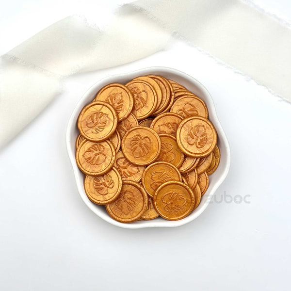 Monstera Wax Seal for Invitations (Set of 5)