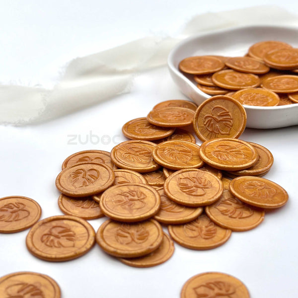 Monstera Wax Seal for Invitations (Set of 5)