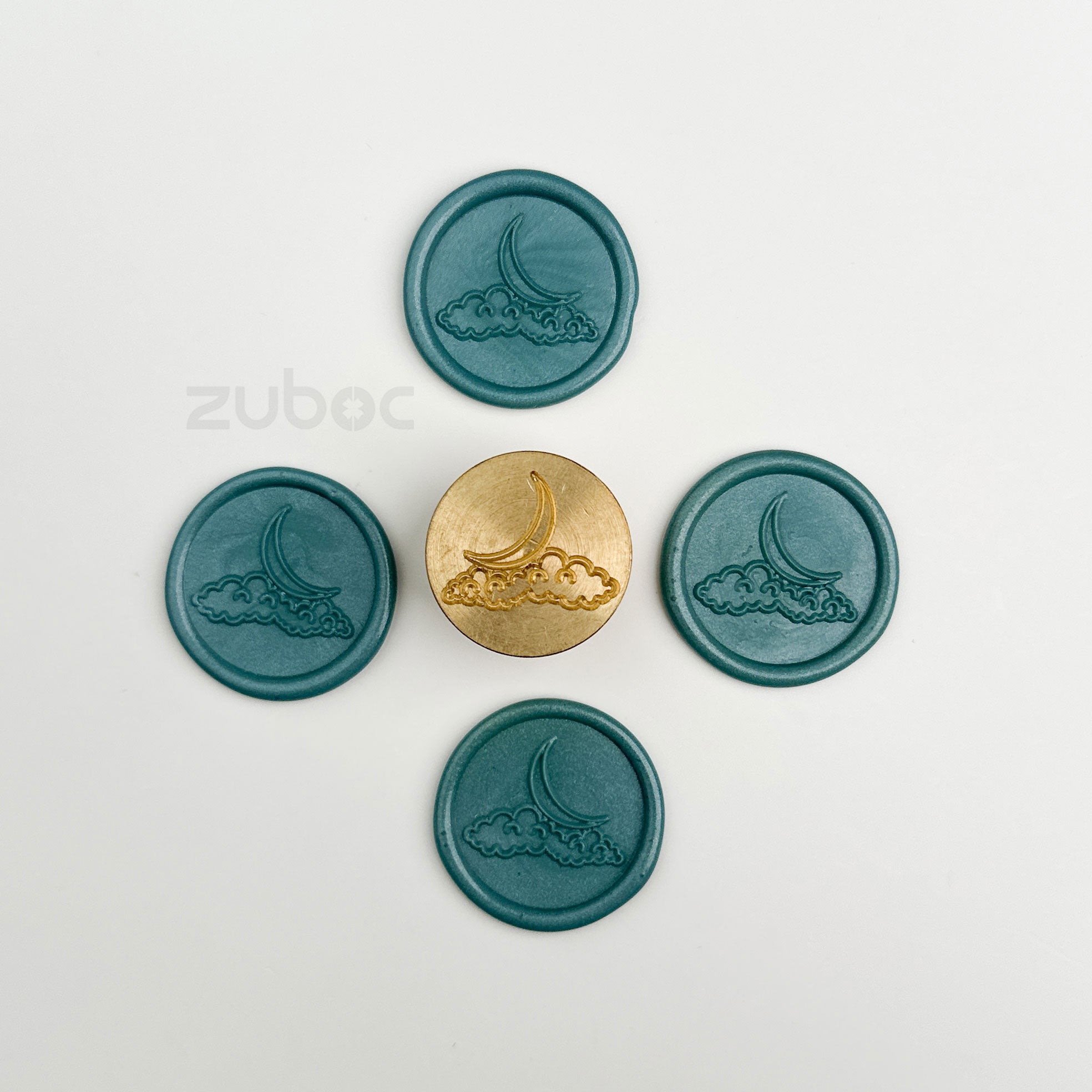 Moon -1  Wax Stamp Head Only