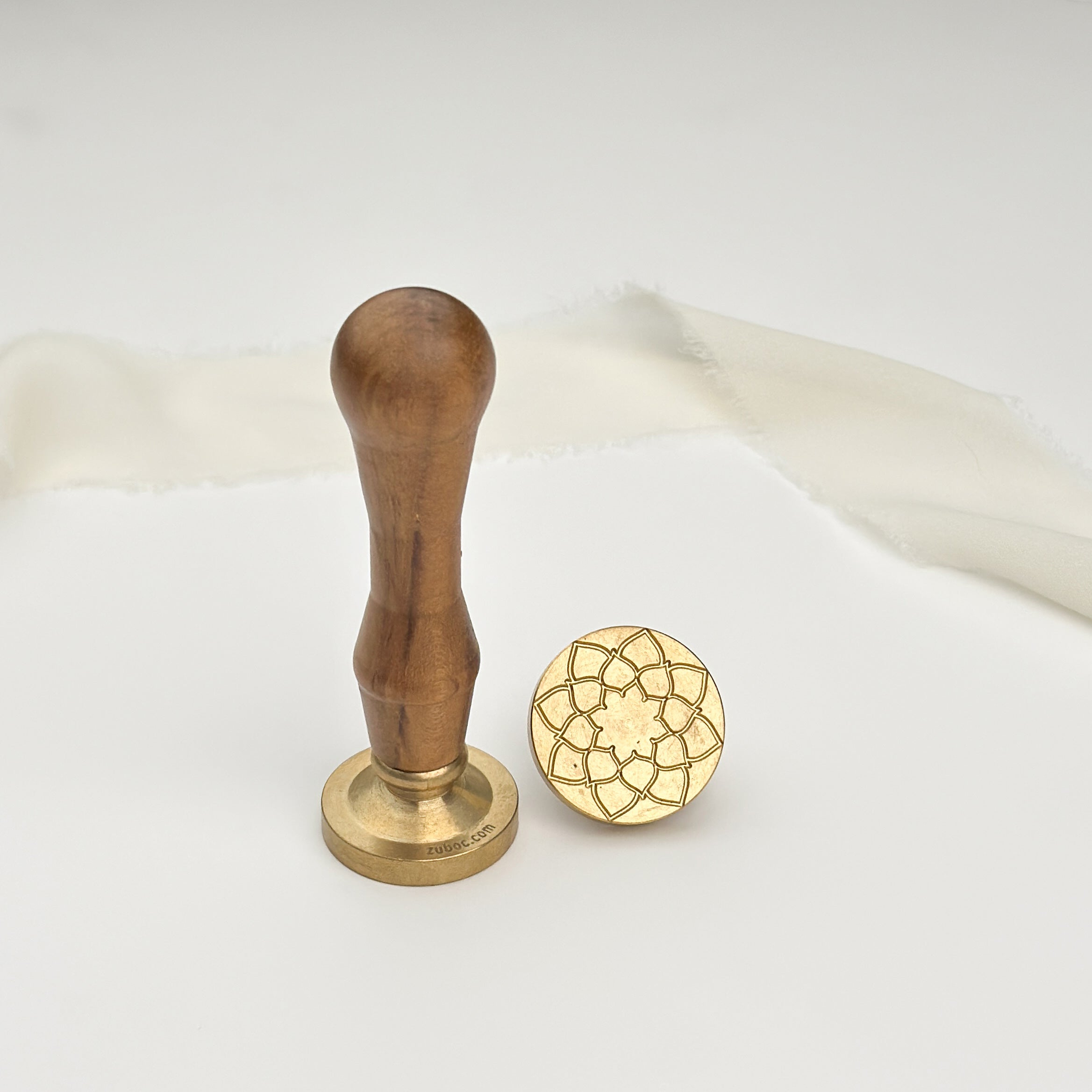 Mosaic Wax Stamp with Wooden Handle