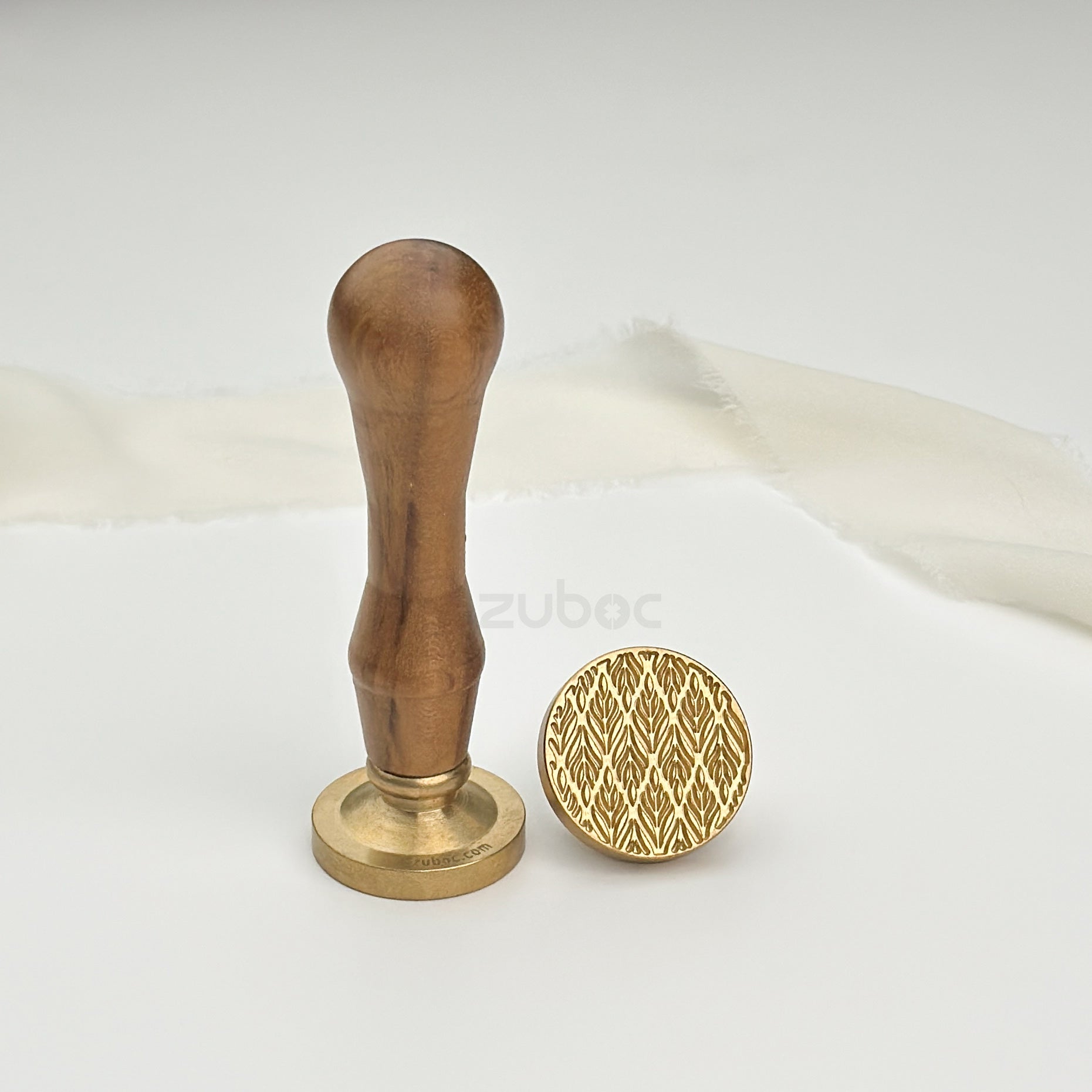 Motif Wax Stamp with Wooden Handle
