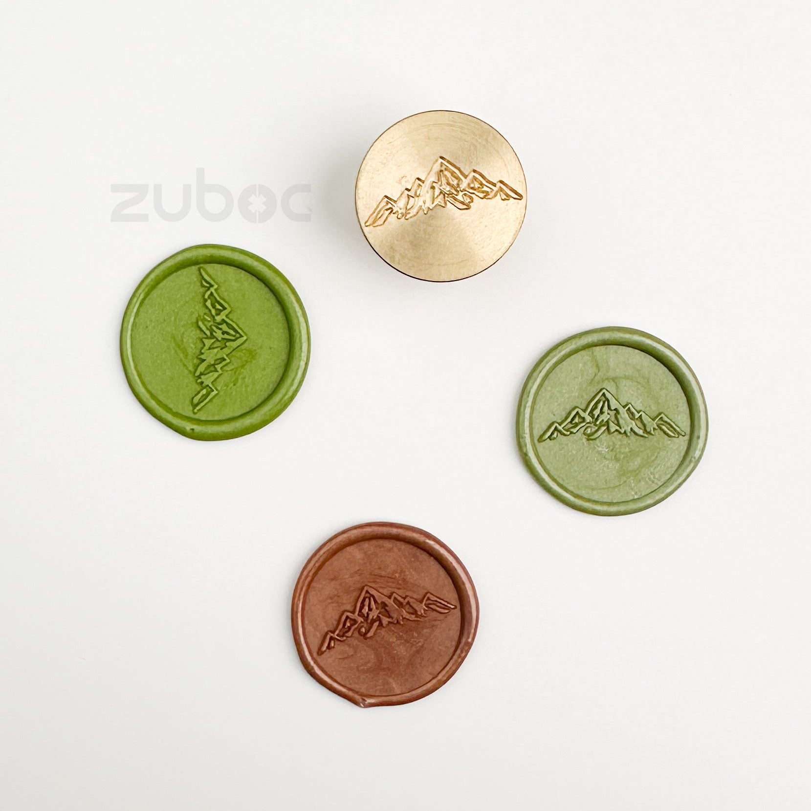 Brown wax stamp for DIY projects