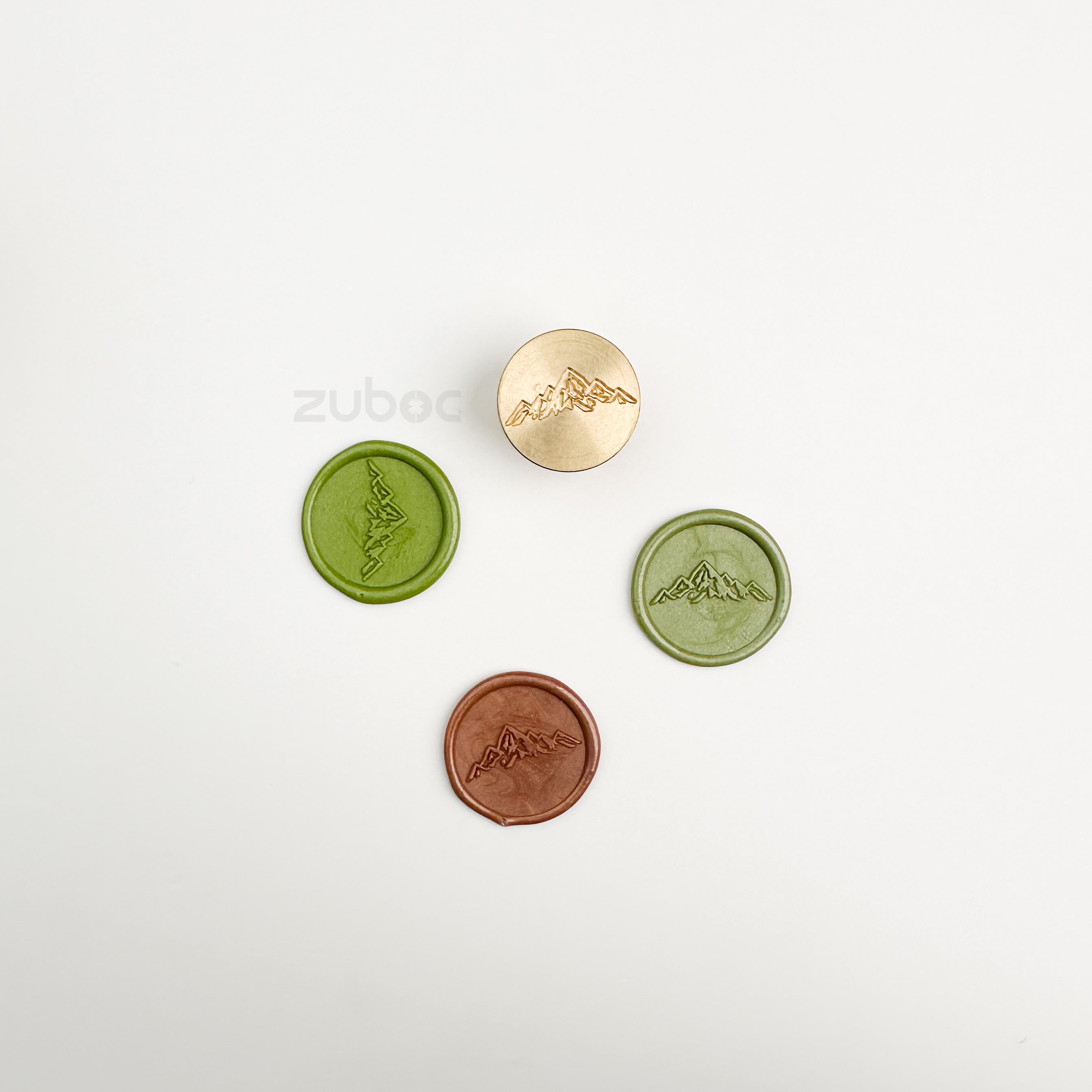 Mountain Wax Stamp with Wooden Handle