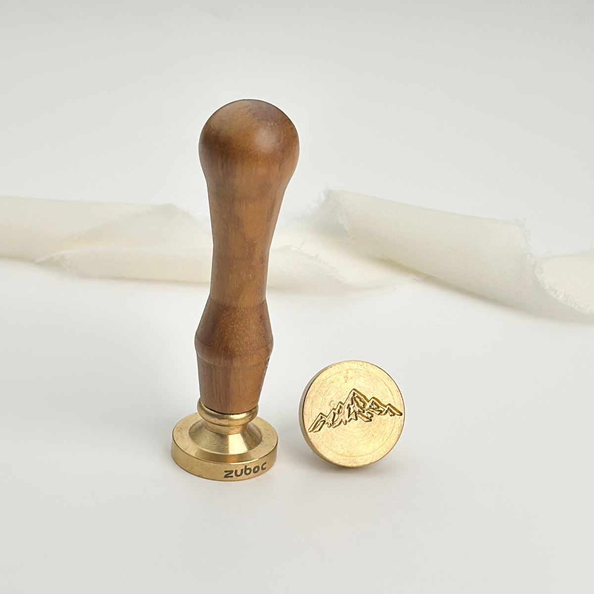Mountain Wax Stamp with Wooden Handle