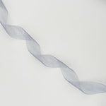 Organza Ribbon Muted Grey (18mtr)