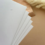 Plain Insert Card (Set of 5)