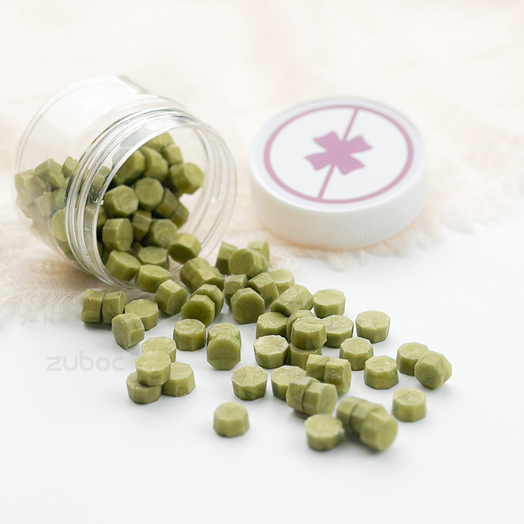 Olive Green Wax Beads - 30 Grams