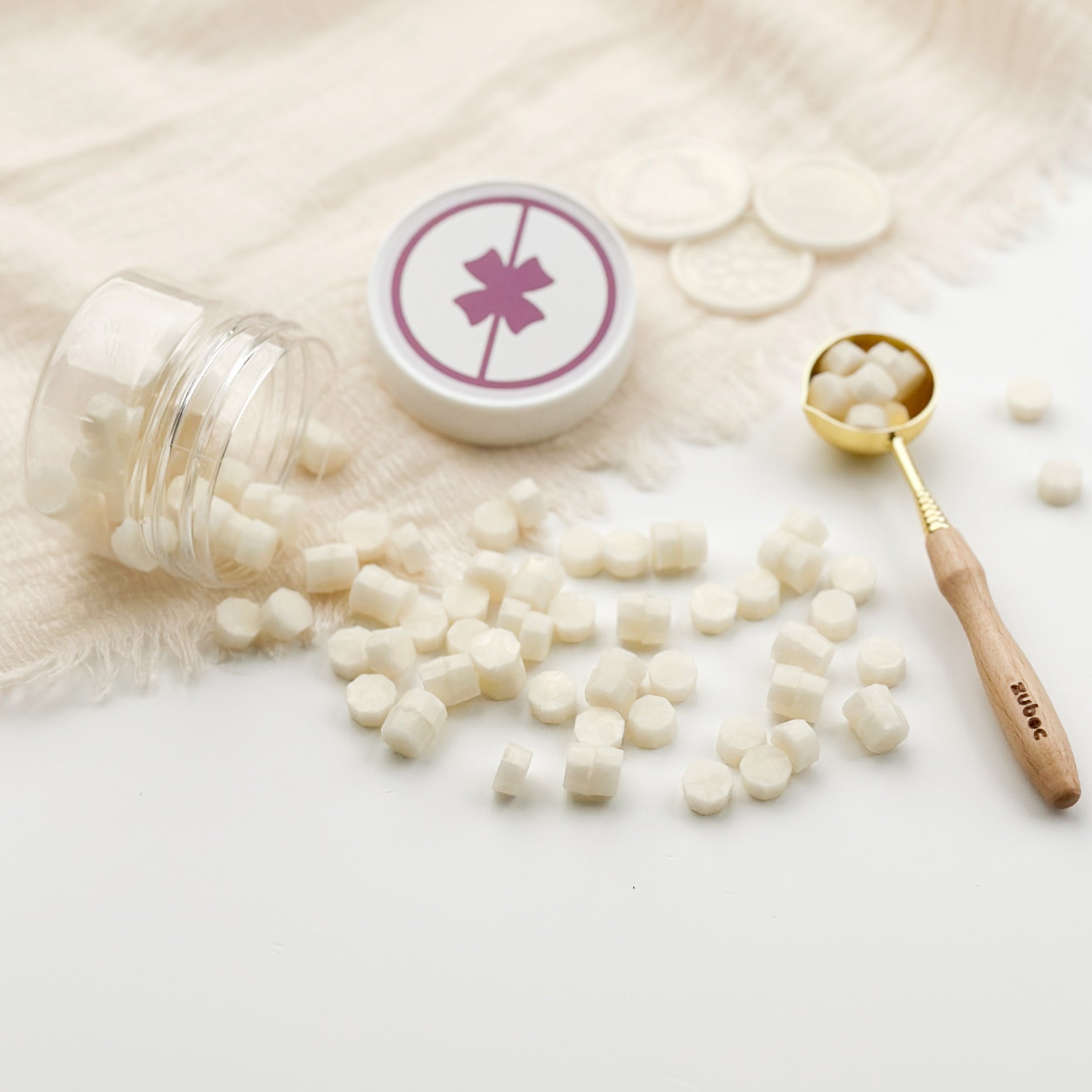 Pearl White Wax Beads - 30 Grams