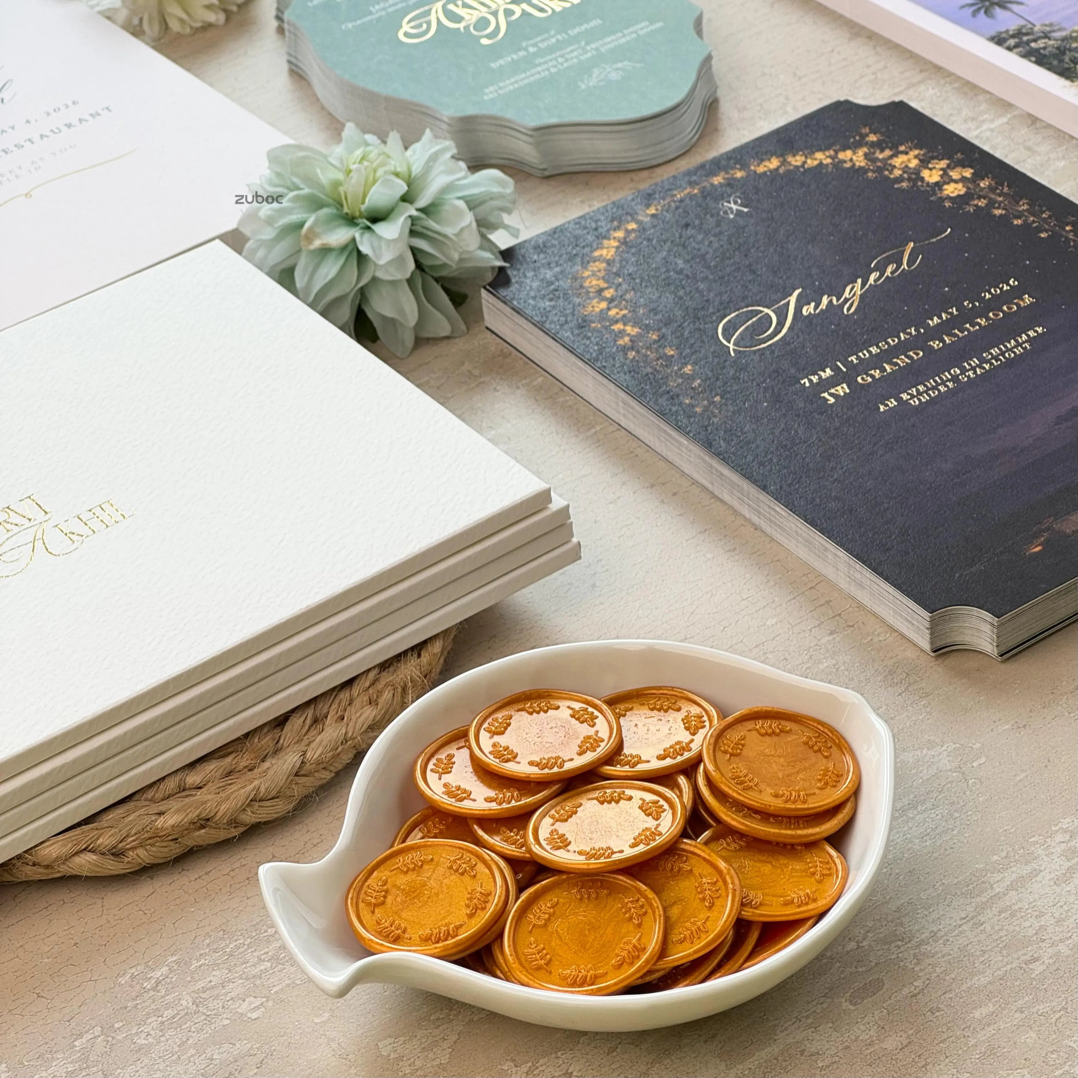 Blooming Arch Elegance Wedding Invitation suits