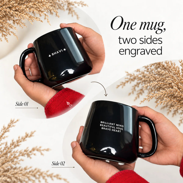Personalised Ceramic Coffee Mug With Custom Name for Corporates