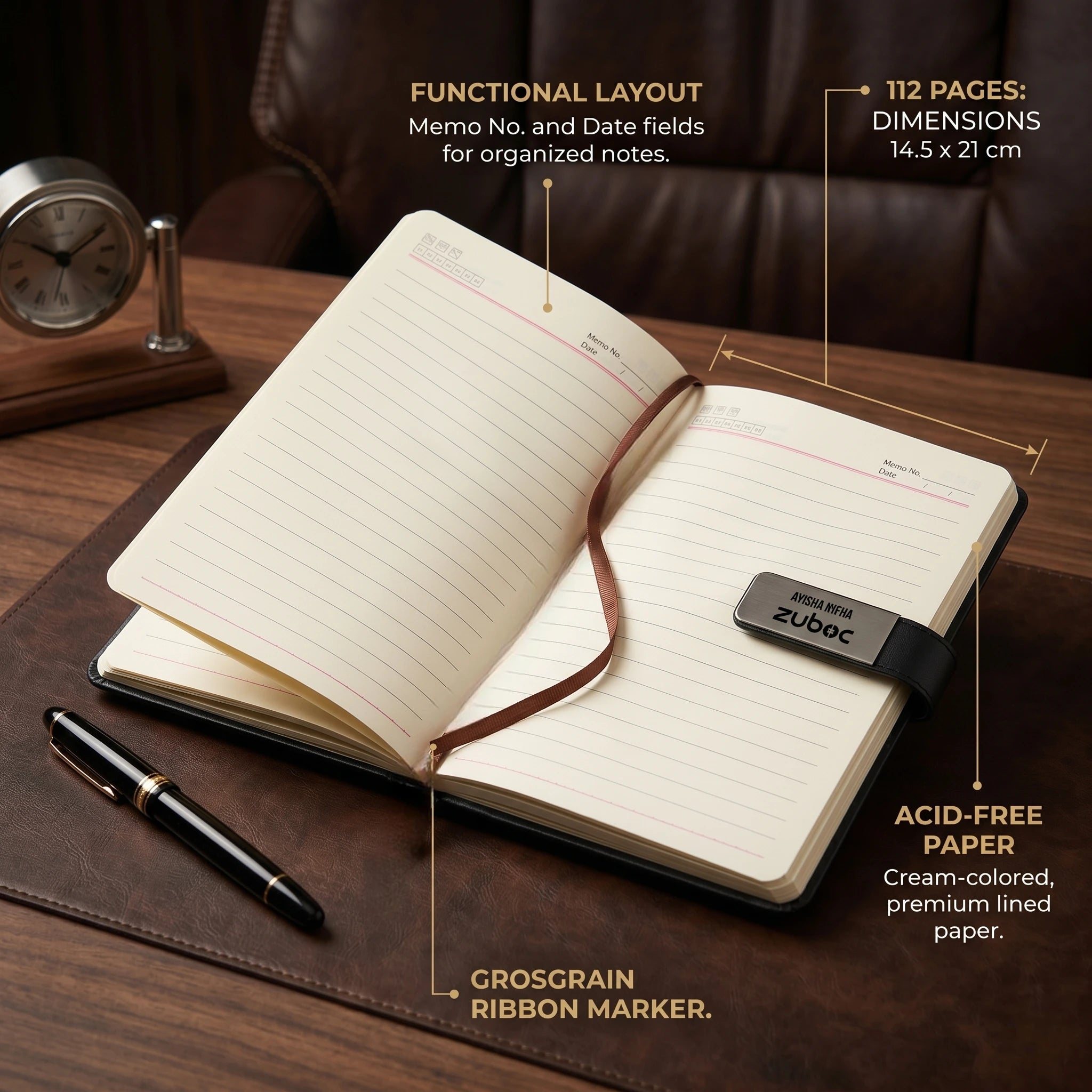 Customized premium office diary for corporate gifting