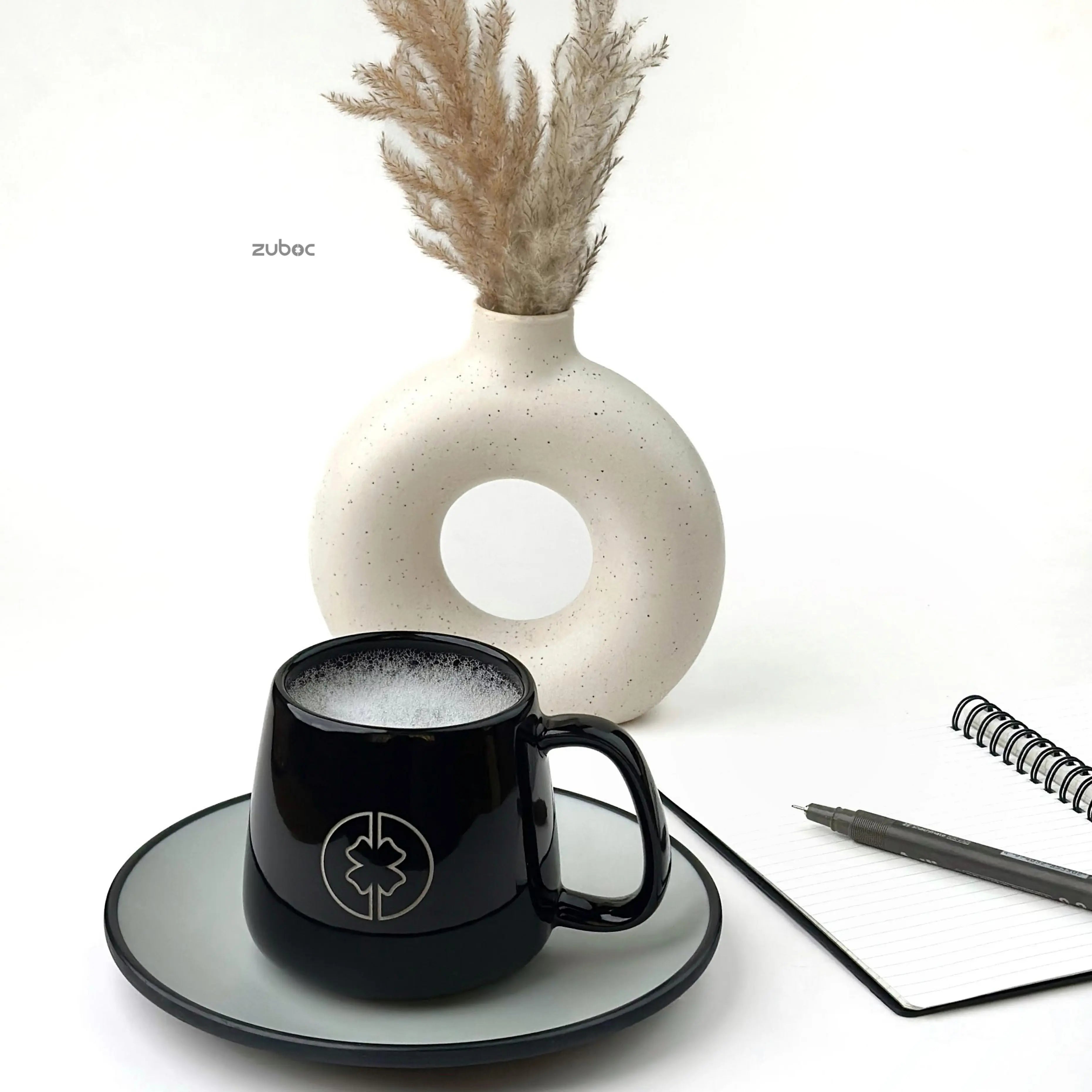 White mug side view for scrapbooking