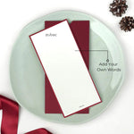 Personalized Red Dawn New Year Card