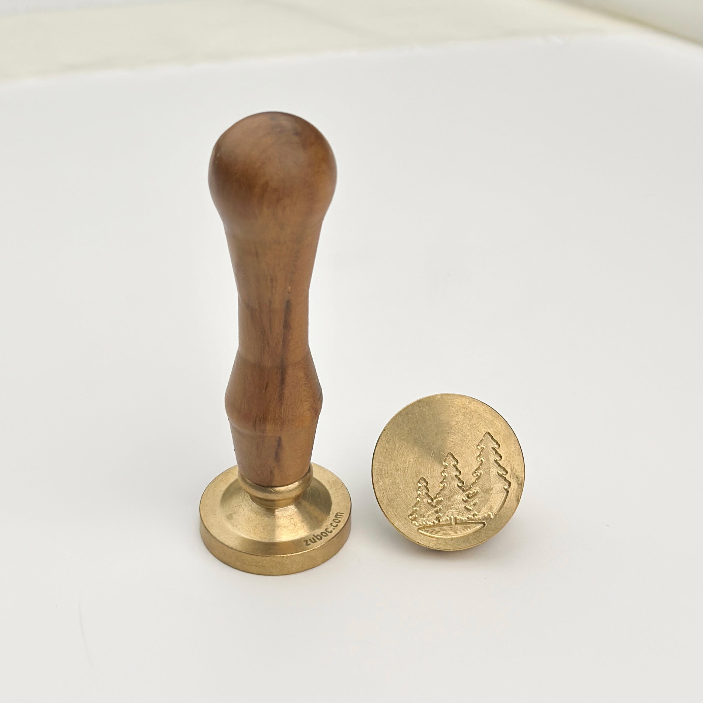 Pine Wax Stamp with Wooden Handle