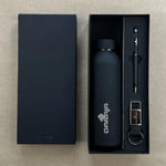 The Prestige Corporate Gift Box/Hamper - Bottle, Metal Pen & Keychain Combo