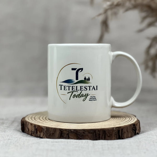 Printed Pastel Colors Ceramic Mug