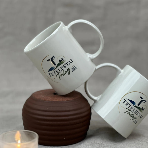 Printed Pastel Colors Ceramic Mug
