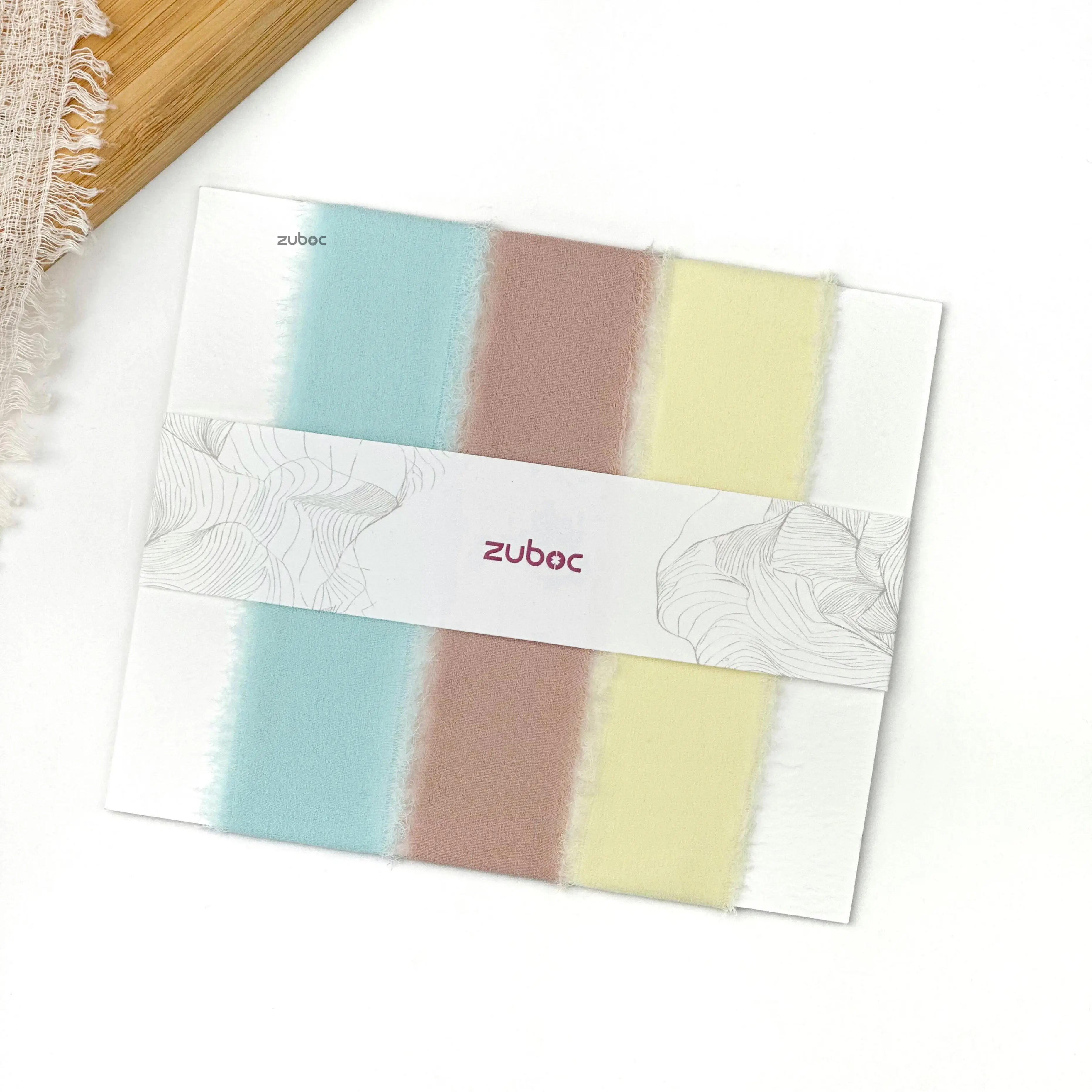 Georgette ribbon set 2 for decorative gift wrapping and craft projects