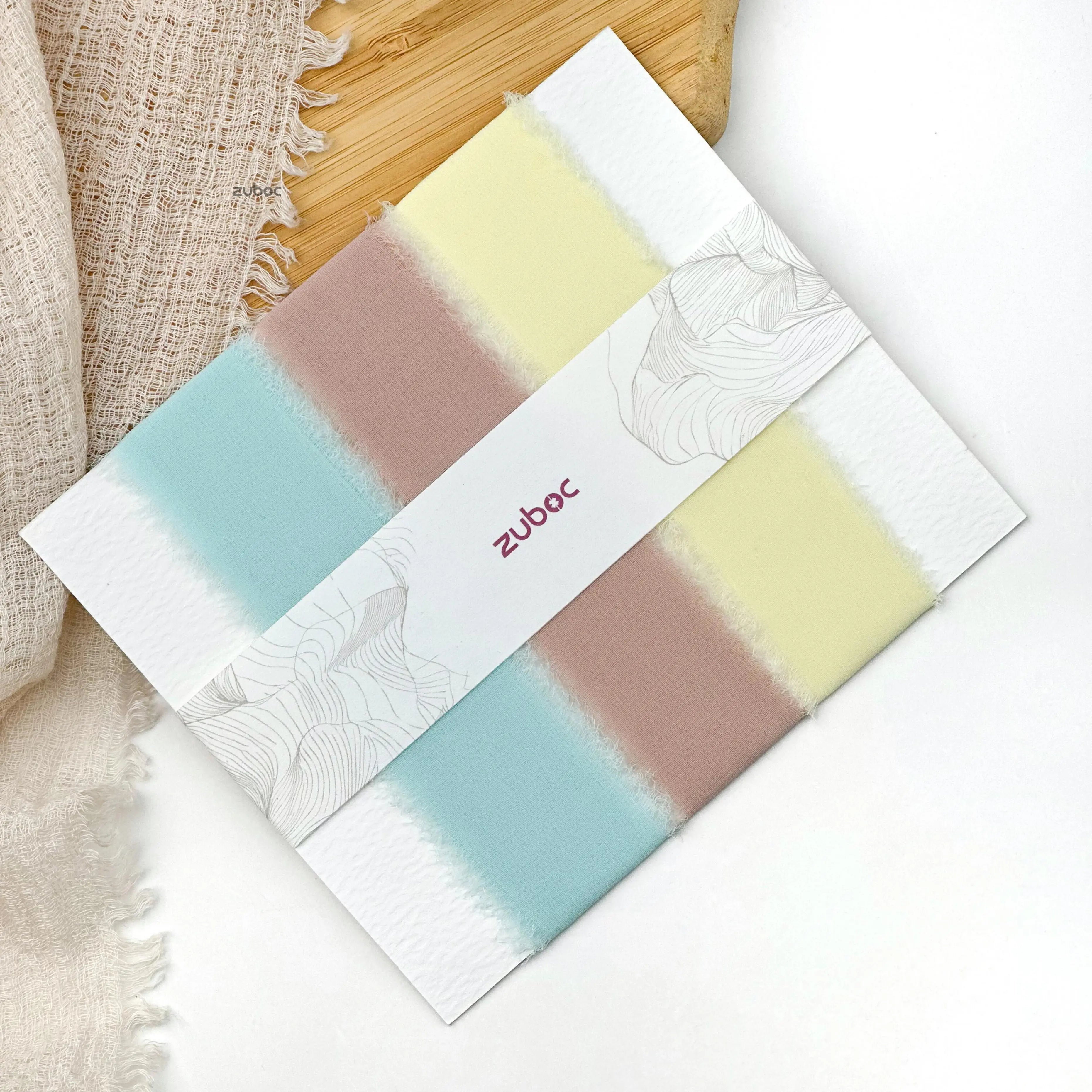 Georgette ribbon set 2 for decorative gift wrapping and craft projects