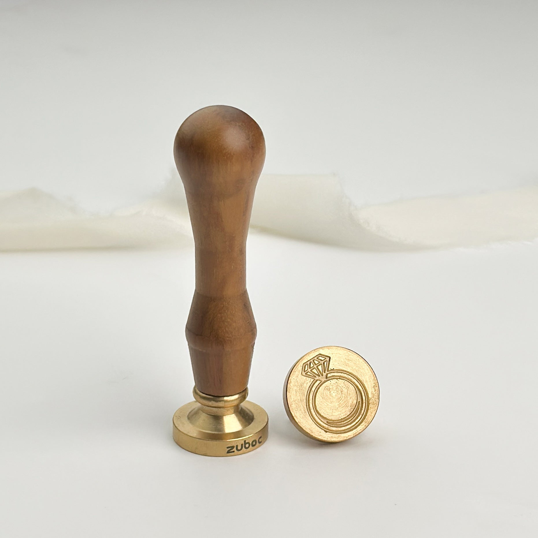 Ring Wax Stamp with Wooden Handle