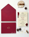 Vintage Romantic Wedding Invitations
