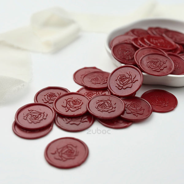 Rose Wax Seal for Invitations (Set of 5)