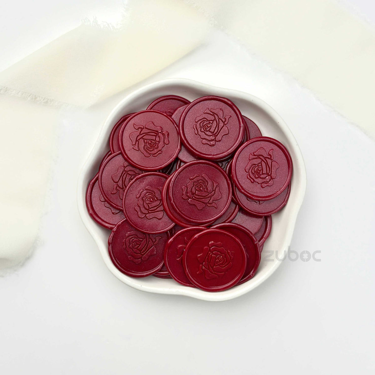 Rose Wax Seal for Invitations (Set of 5)