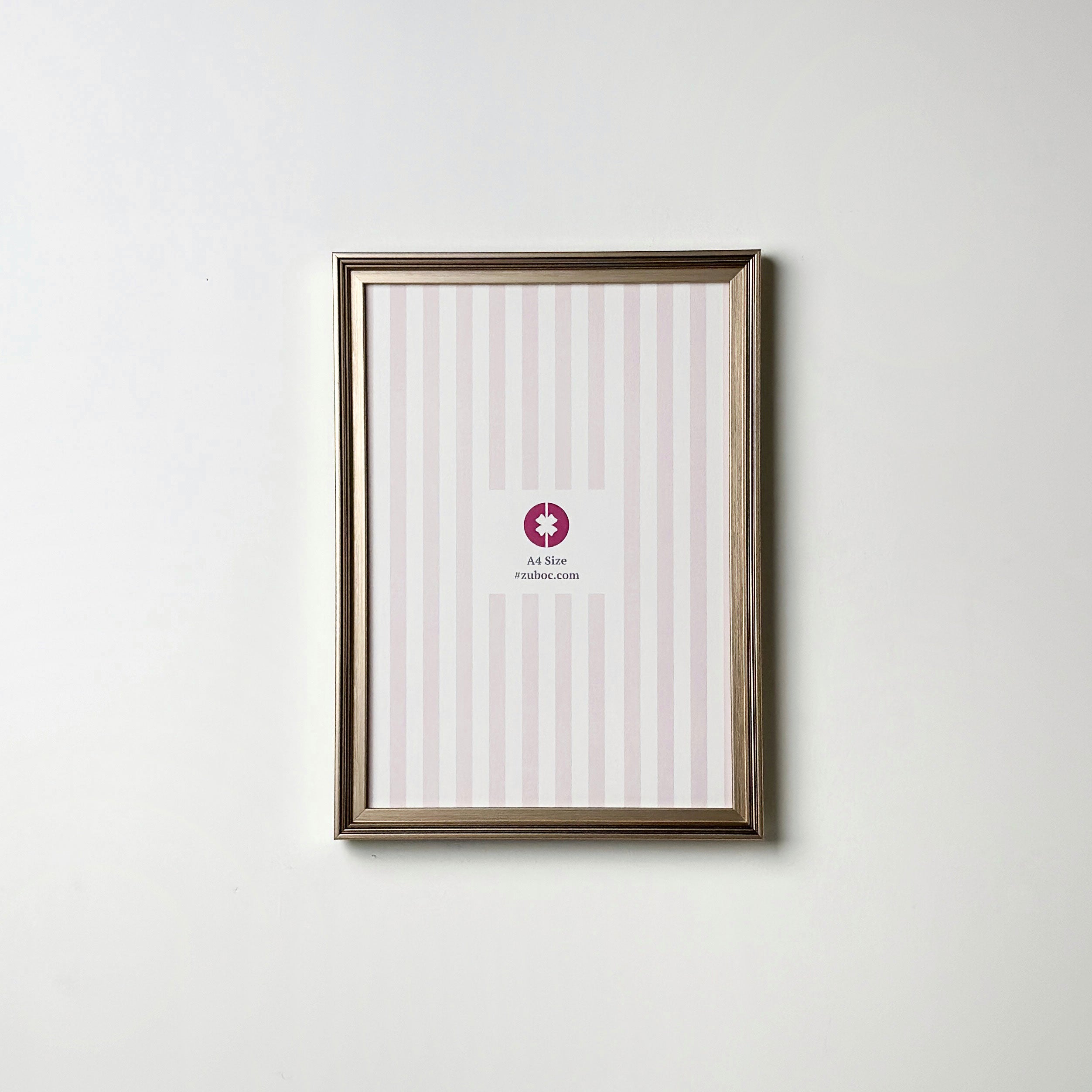 Rose Gold Metallic Photo Frame (A4)