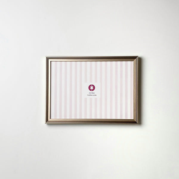 Rose Gold Metallic Photo Frame (A4)
