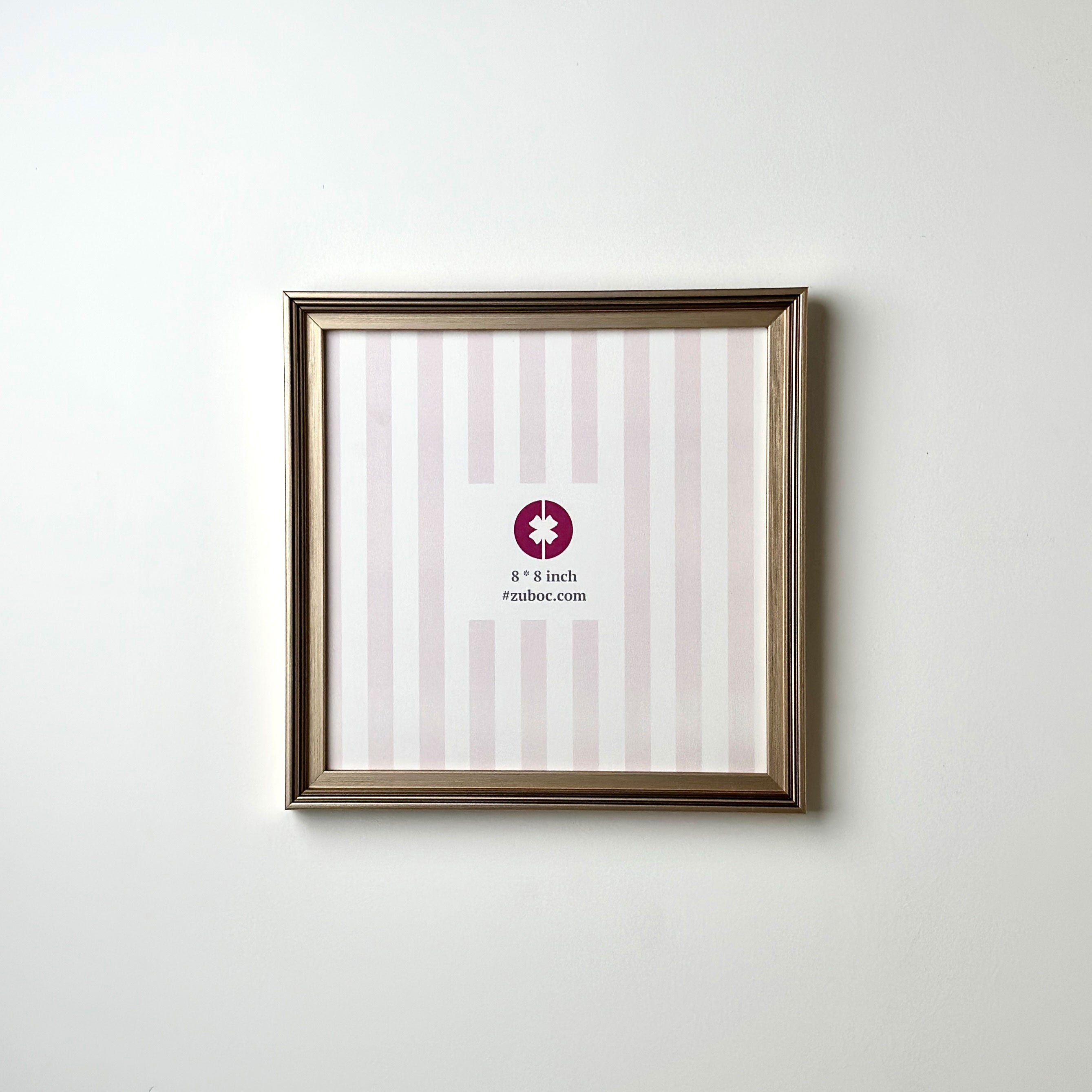 Rose Gold Metallic Photo Frame (8*8”)