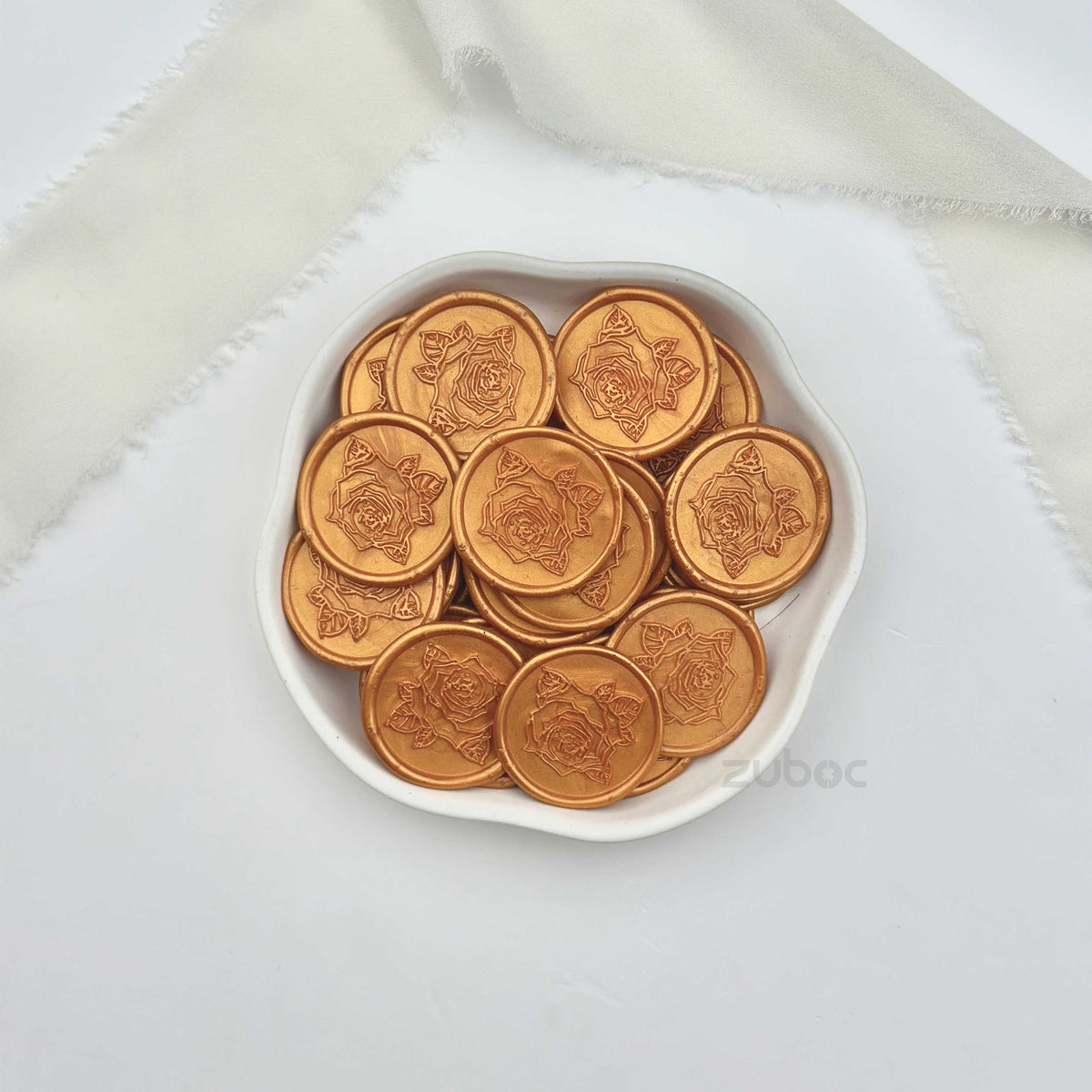 Rose Wax Seal for Invitations (Set of 5)
