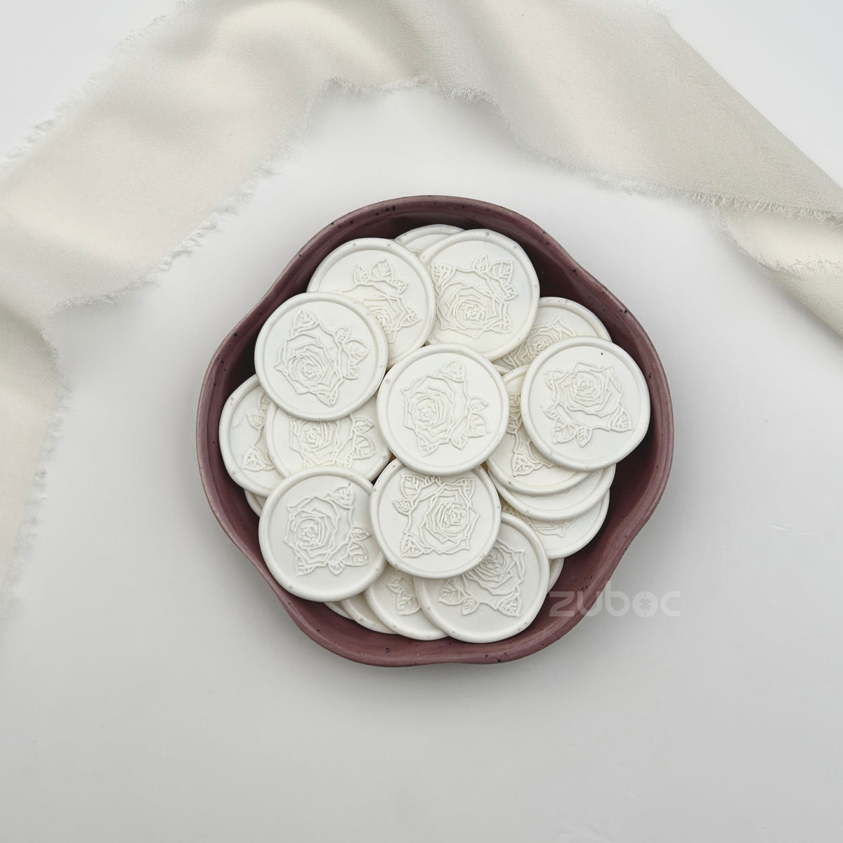 Rose Wax Seal for Invitations (Set of 5)