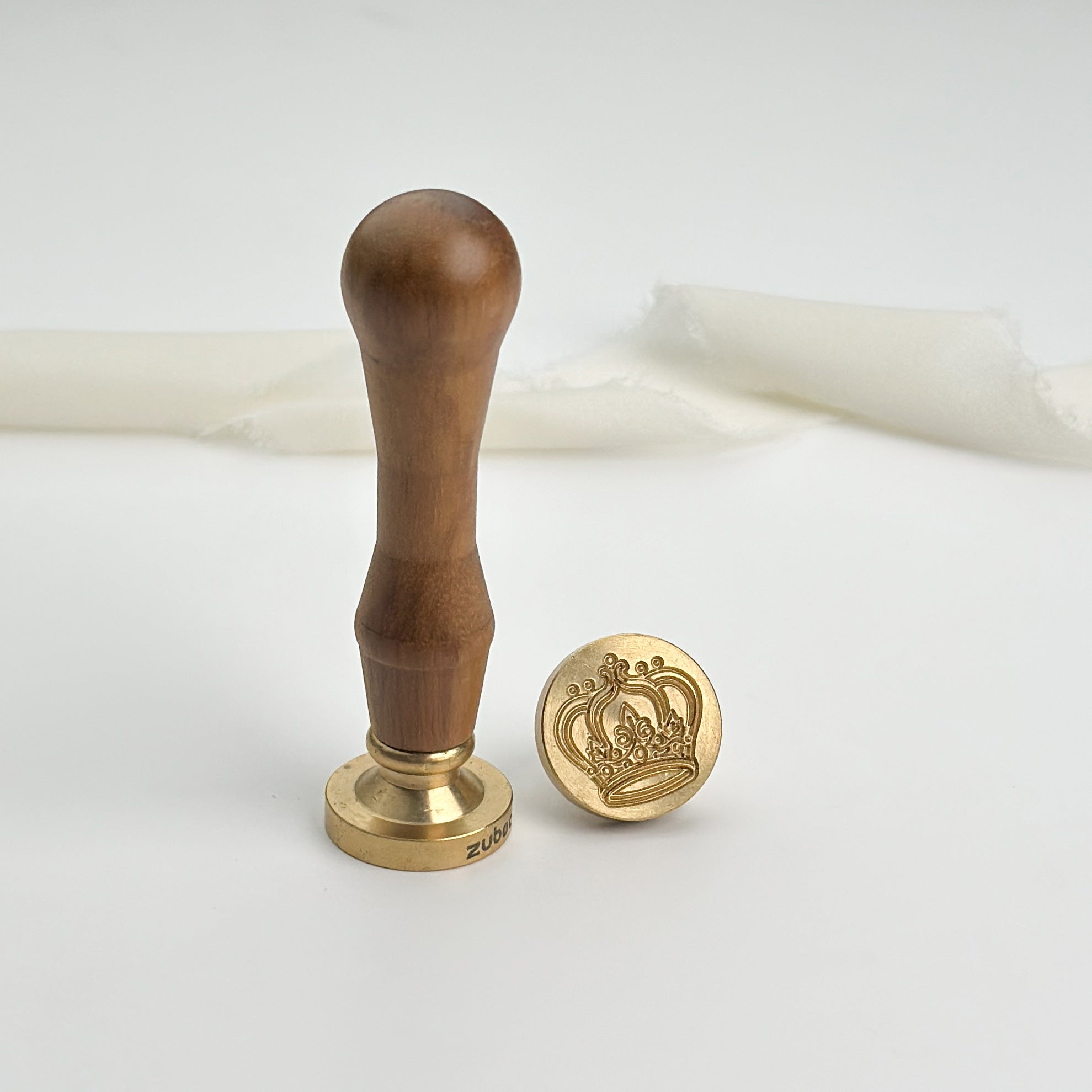 Royal Crown Wax Stamp with Wooden Handle