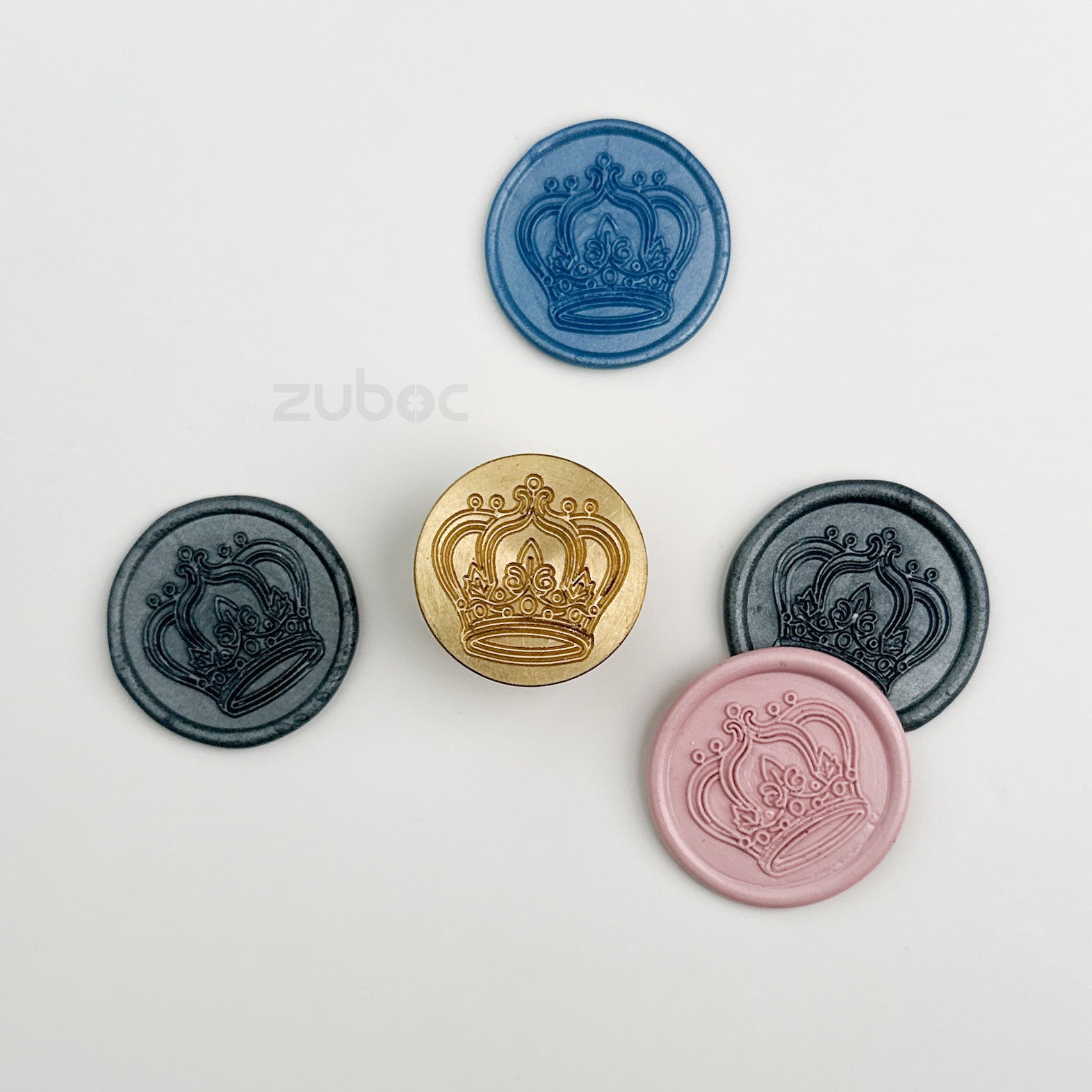 Royal Crown Wax Stamp with Wooden Handle